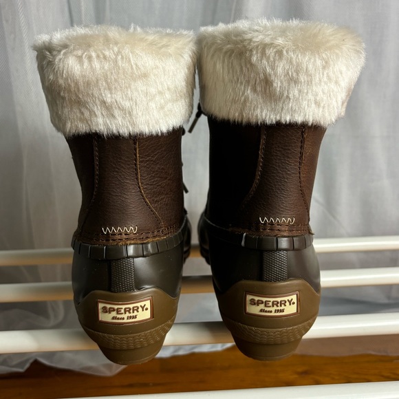 SPERRY WOMEN'S SYREN ALPINE LEATHER BRN (New) - Picture 5 of 7